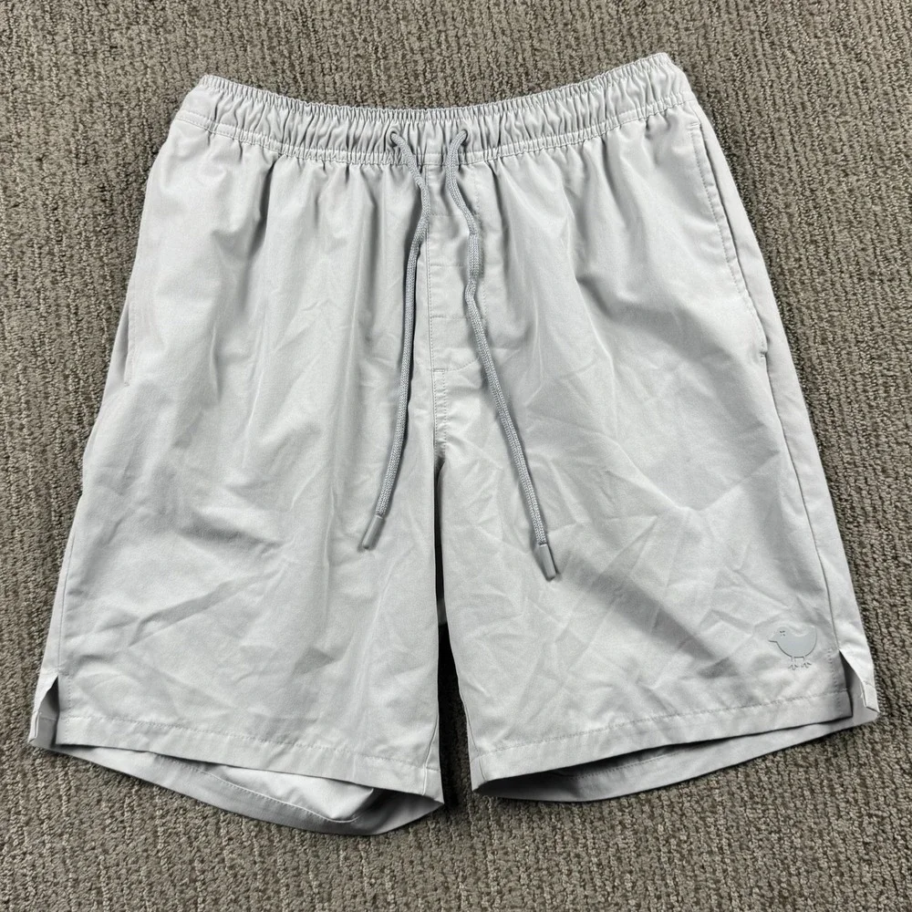Bad Birdie Mens S Performance Shorts Drawstring Active Golf Grey
